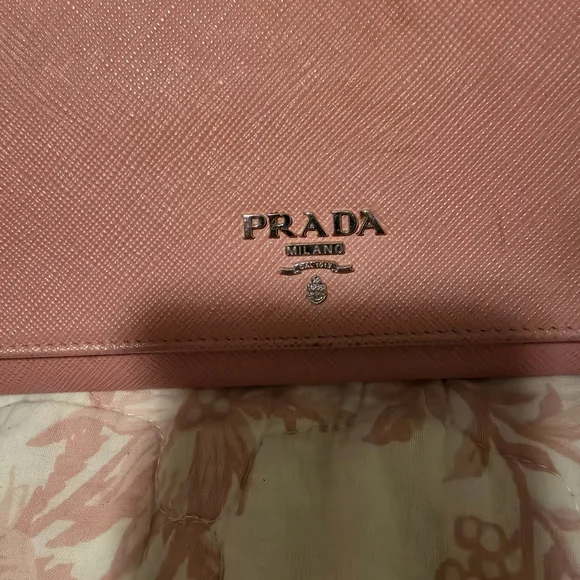 Prada Saffiano Leather Wallet Clutch in Pink - Picture 2 of 8